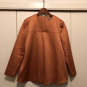 COS Burnt Orange Long Top (Size 6 US)